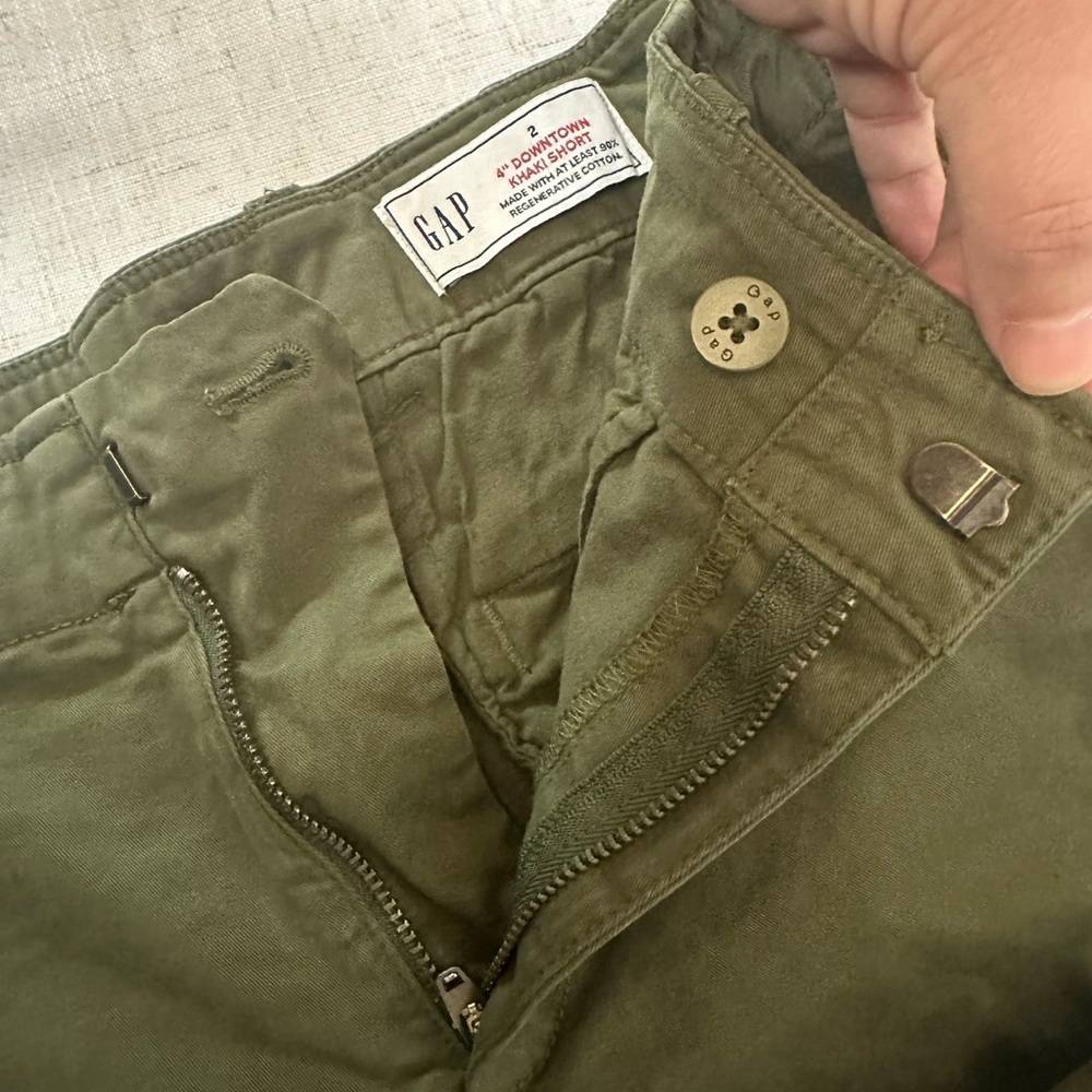 GAP Green Cargo Shorts Casual Comfort 🌴☀️ - Picture 6 of 13